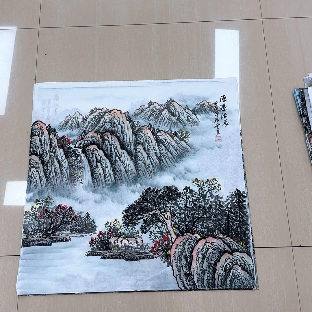 国画国画作品多次