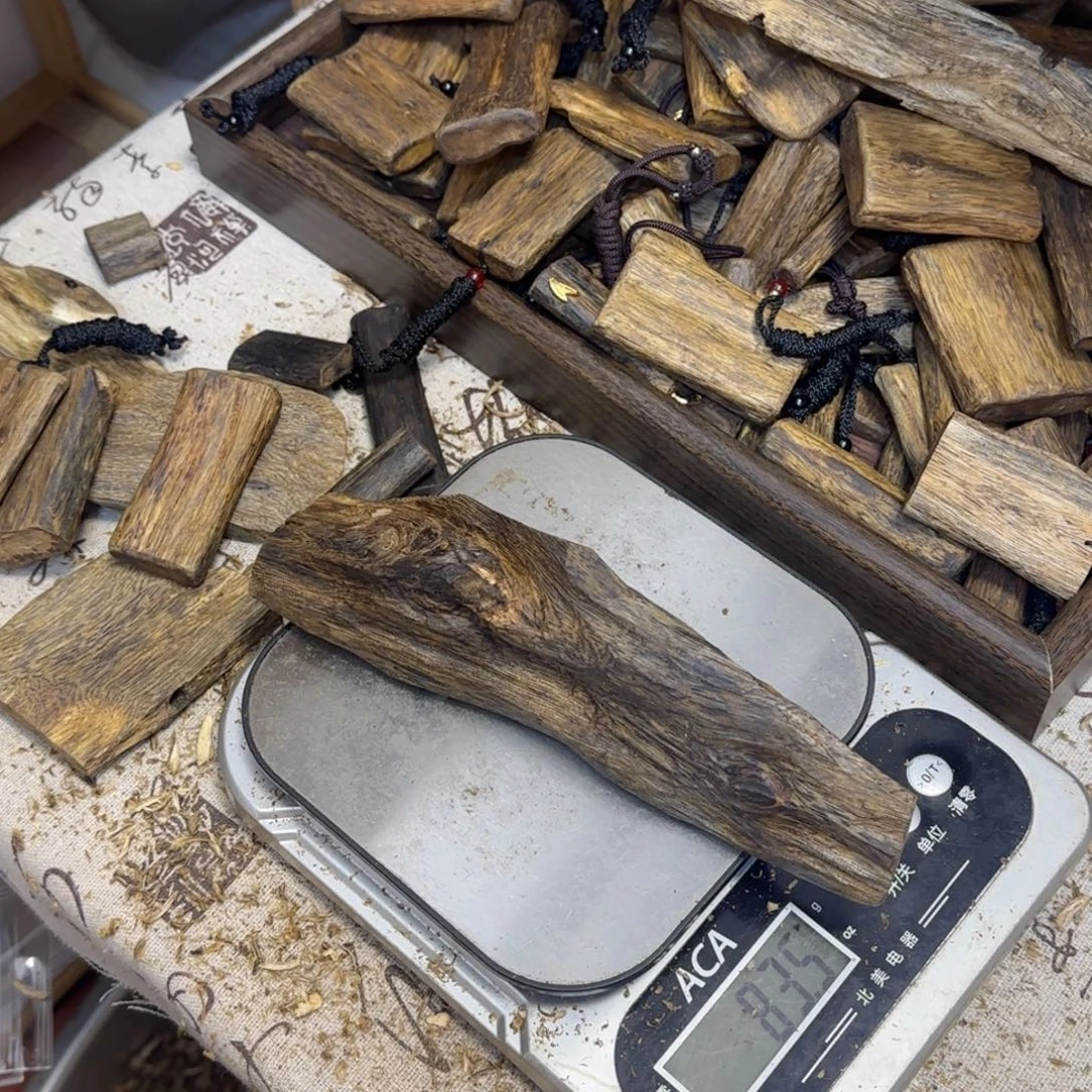 七***门沉香沉香碎屑张勺子