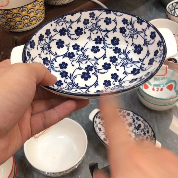 陶瓷微瑕盘碗碟介意勿拍个