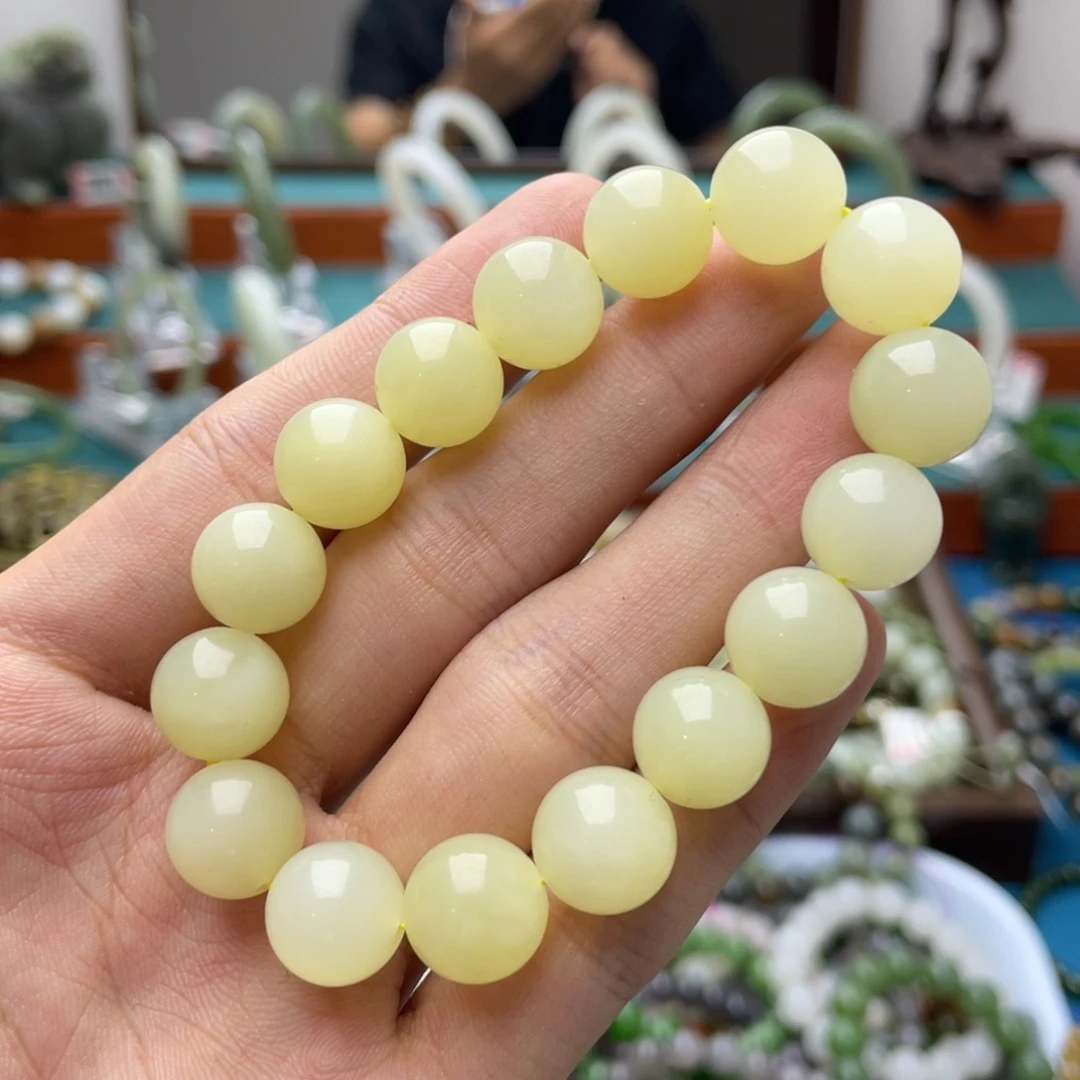 和田玉未镶嵌手链25