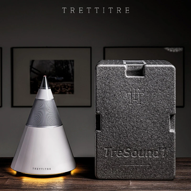 TRETTITRE「金字塔」钢琴漆HiFi三分频轻奢创意蓝牙音箱
