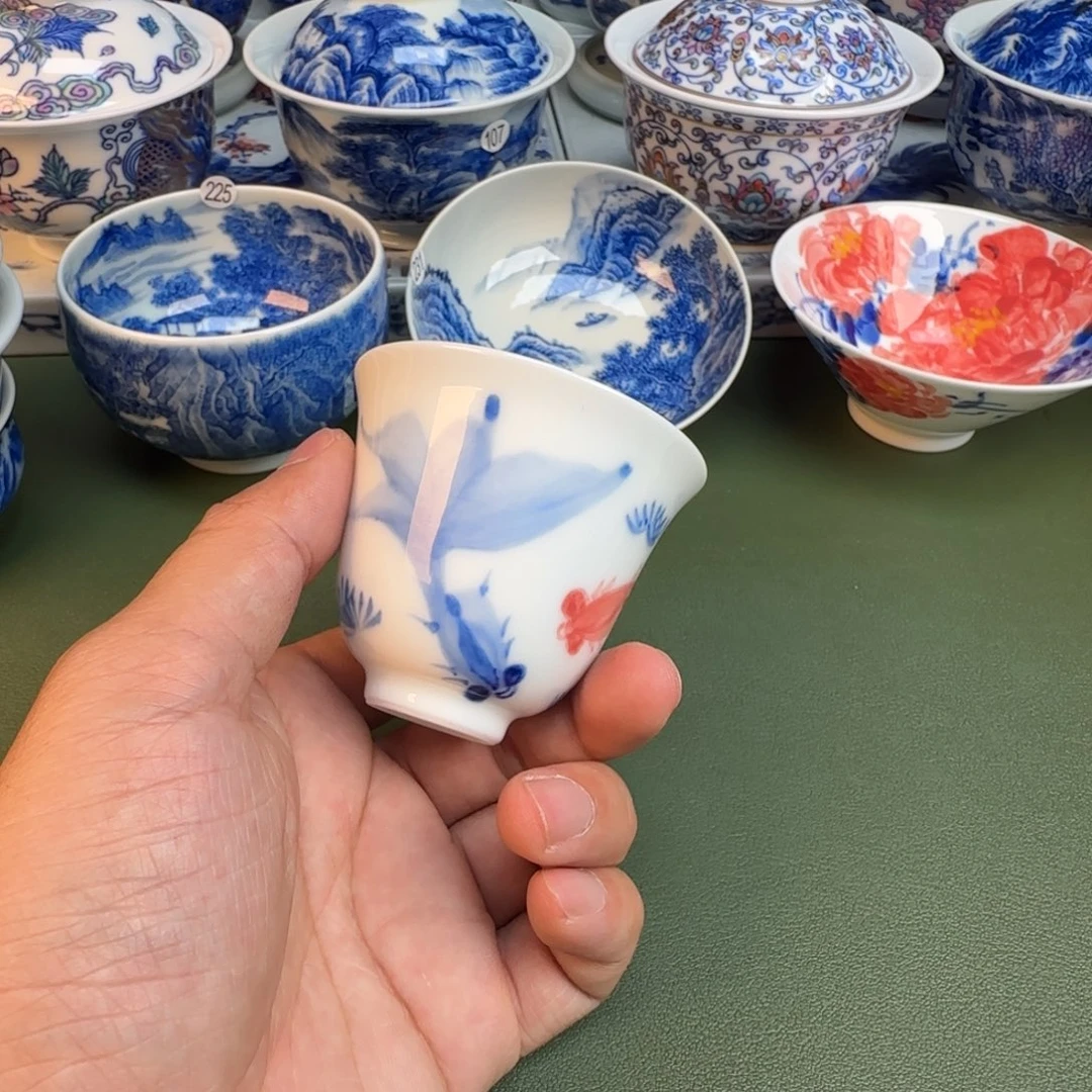 陶纯手工纯手绘茶具236