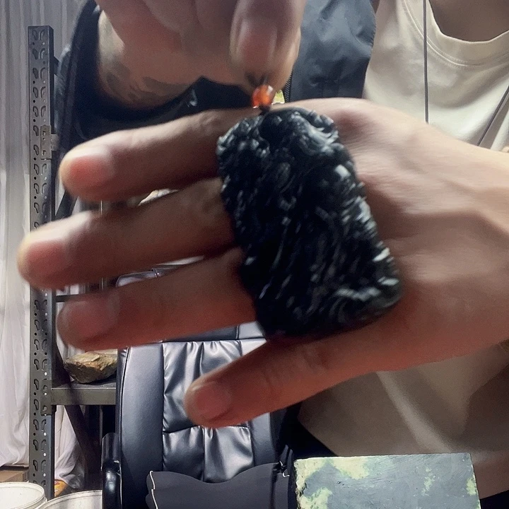 C***H蛇纹石玉未镶嵌珠宝奇石10