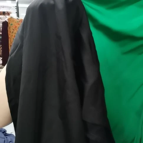 醋酸棉布料黑色和果绿各1米