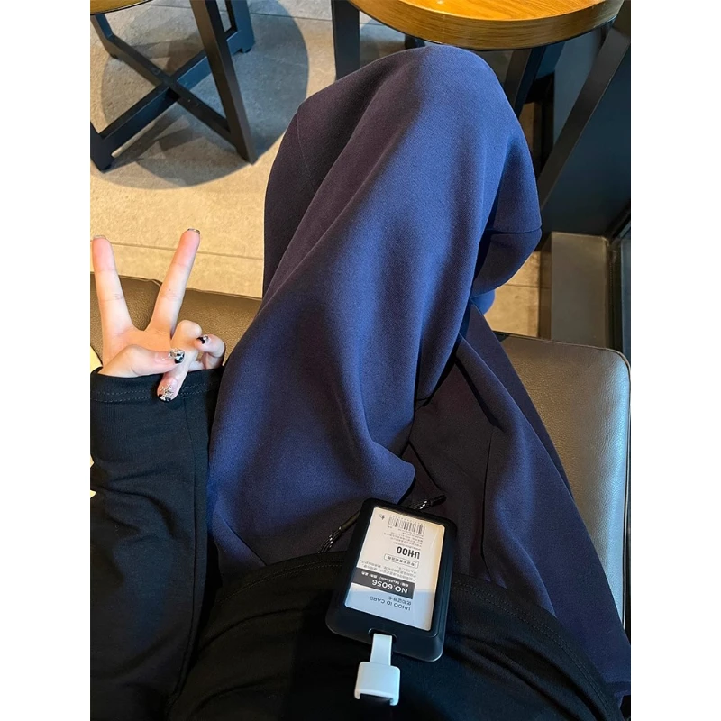 韩版阔腿裤男女特大码可穿春夏薄款高腰垂感直筒卫裤休闲运动裤子