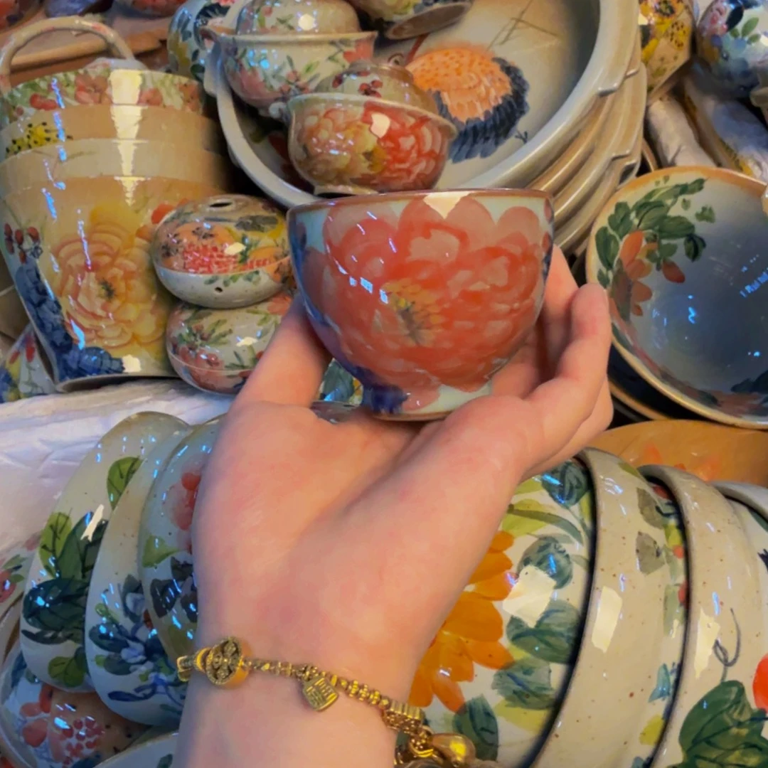 瓷片景德镇陶瓷手工手绘