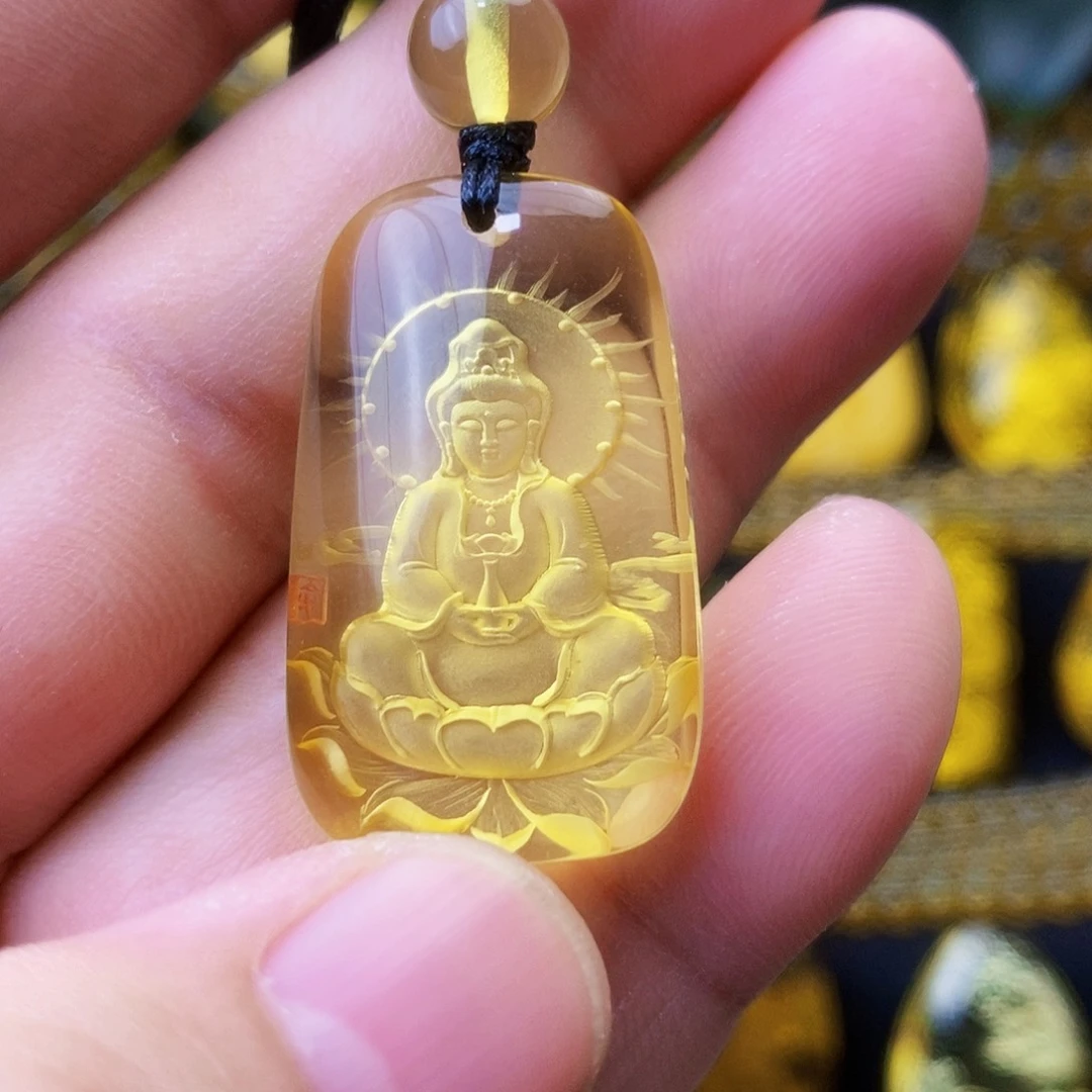 【闪购商品】金珀吊坠(不含链)未镶嵌
