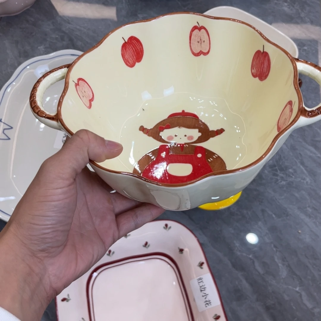 陶瓷微瑕餐具介意勿拍，满18飞！