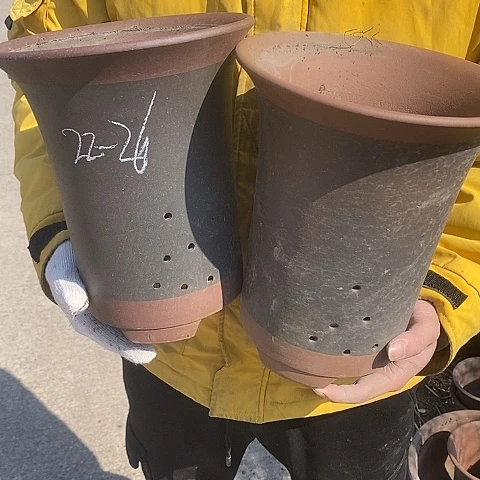 紫砂中国宜兴紫砂花盆？