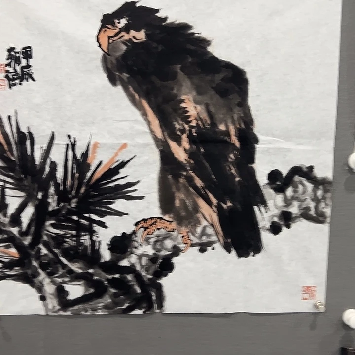 凤***妹国画梁朝德老师作品国画