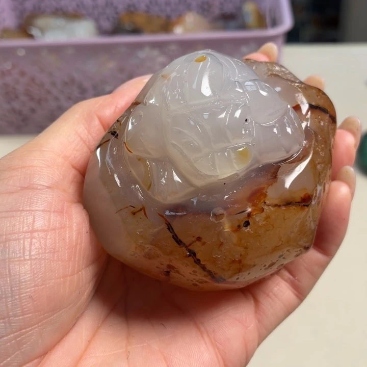 玛瑙/玉髓未镶嵌吊坠(不含链)