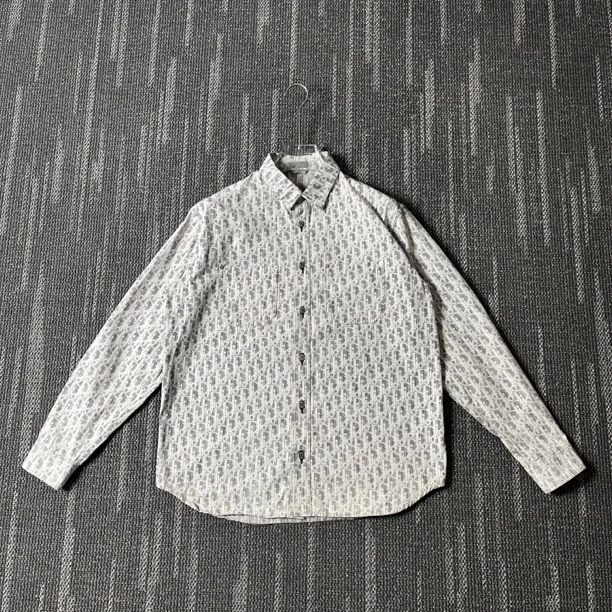 99新 DIOR/迪奥 Oblique老花满印长袖衬衣外套/40码/3135