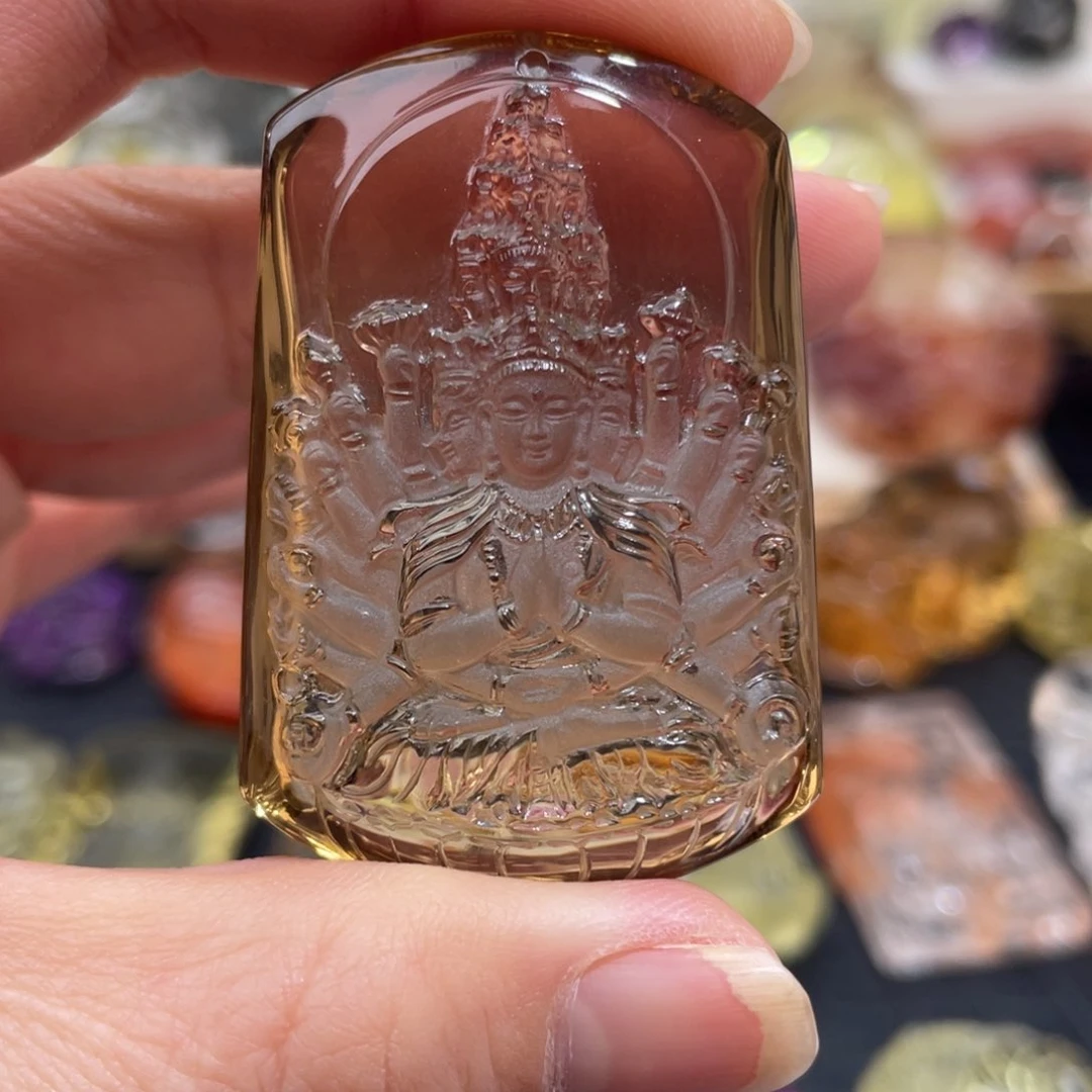 水晶颈饰未镶嵌定制