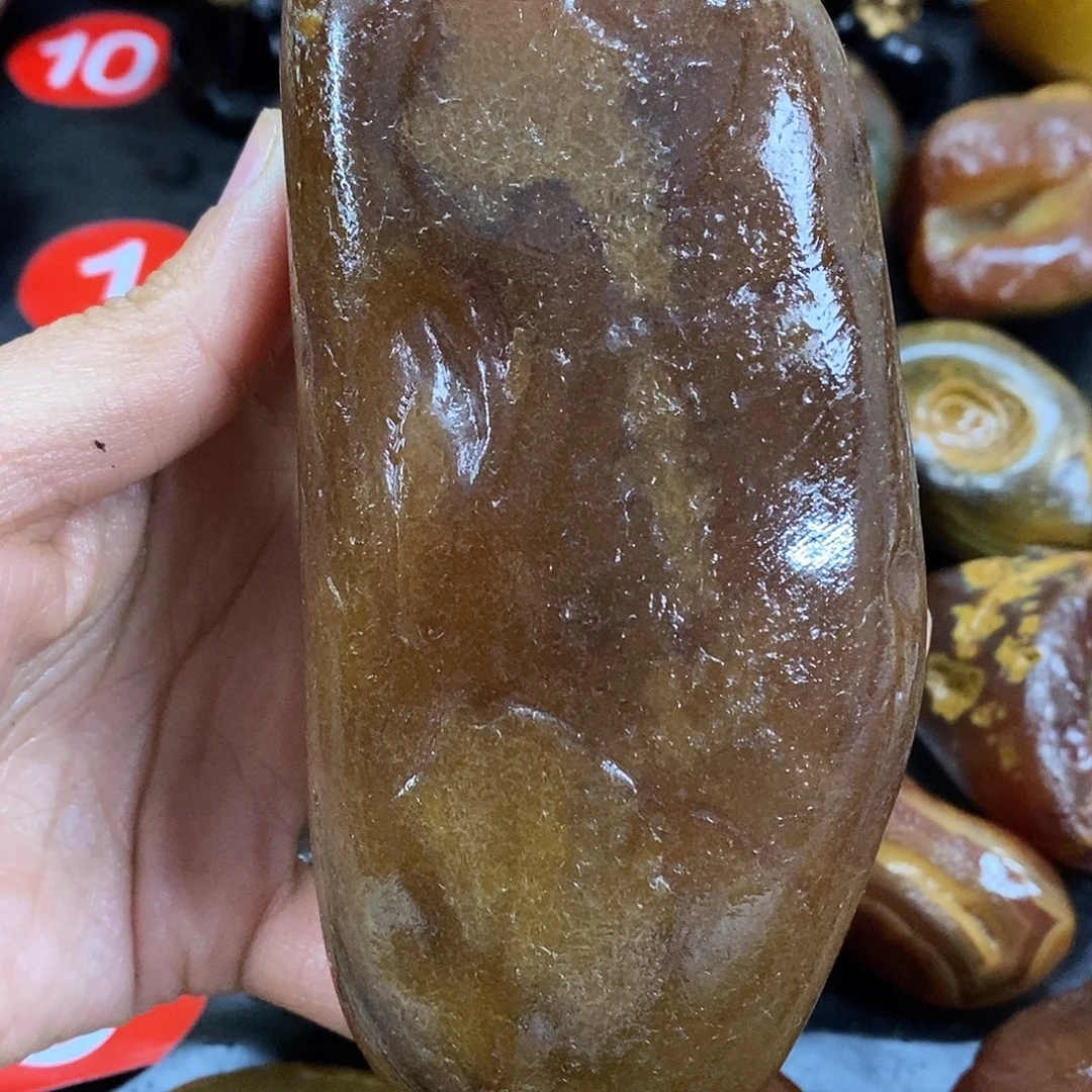 玛瑙/玉髓未镶嵌手把件