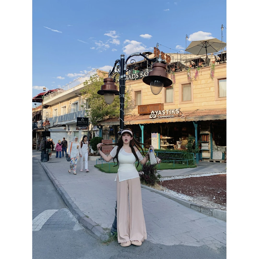 三伏消暑凉凉裤【巨舒服速干料】微胖通勤百搭休闲裤子女ZTPQ1648