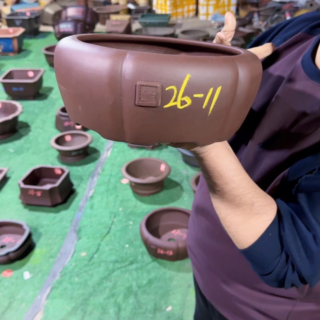 紫砂花盆紫砂花盆