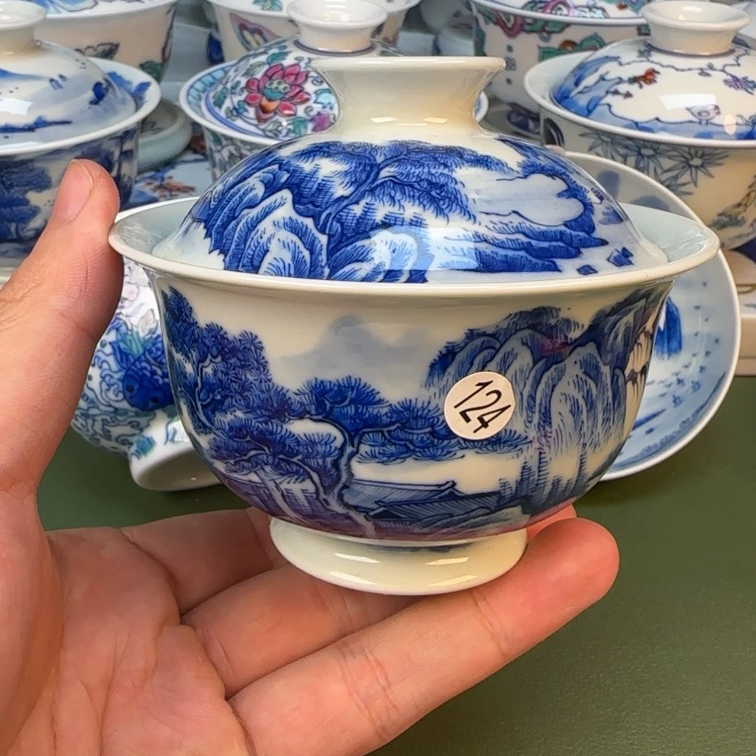 彦祖纯手工手绘茶具124