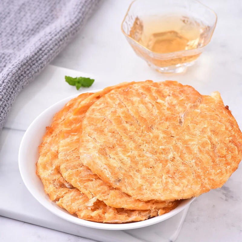 烤鳕鱼片海鲜零食网红即食海味鱼片