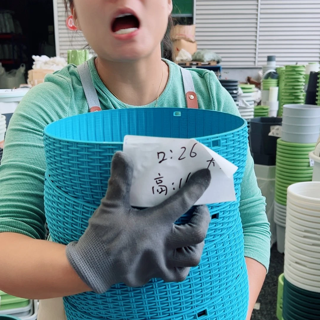 瑕疵吊兰大号蓝色4套