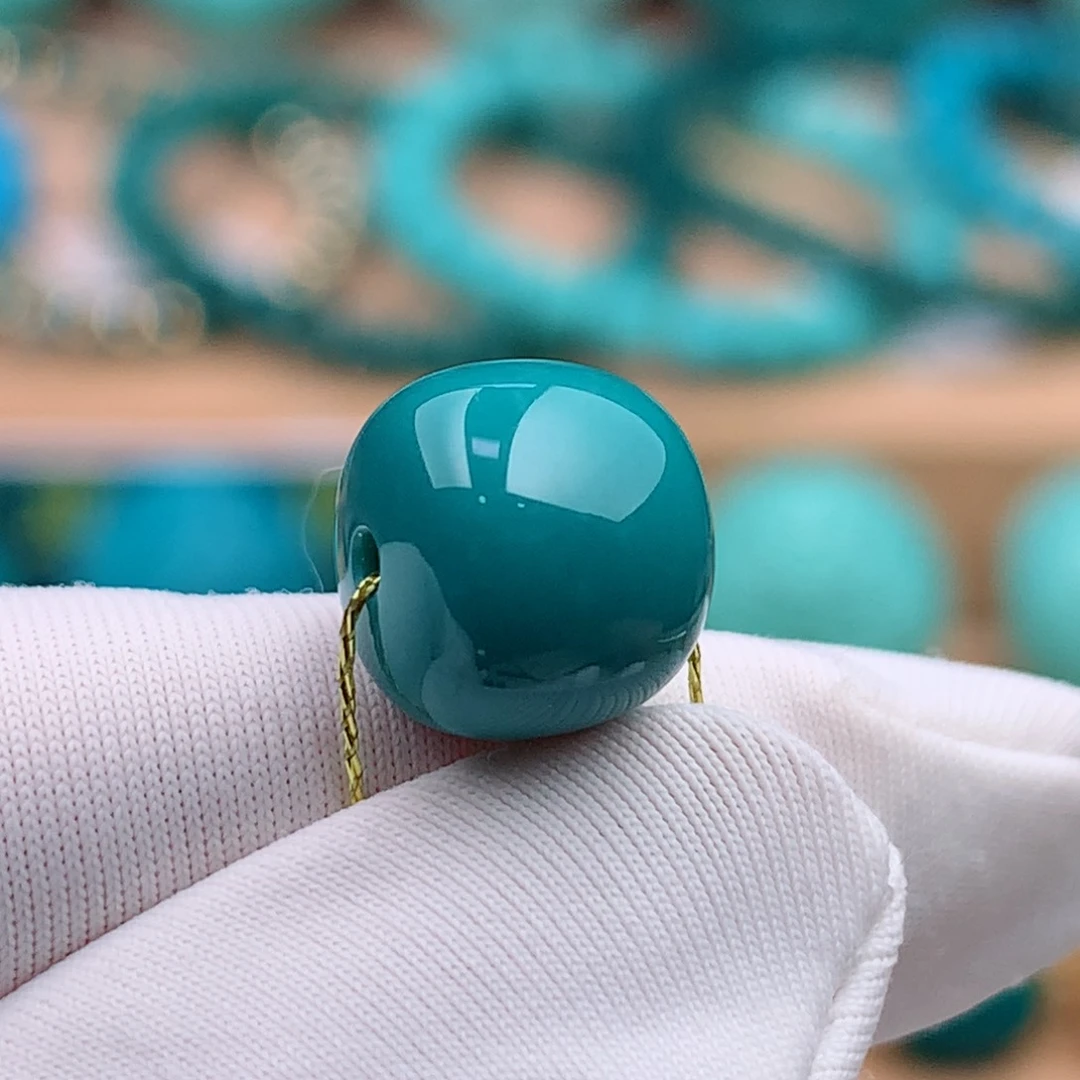 未镶嵌绿松石珠宝奇石9.3✖️8.8mm