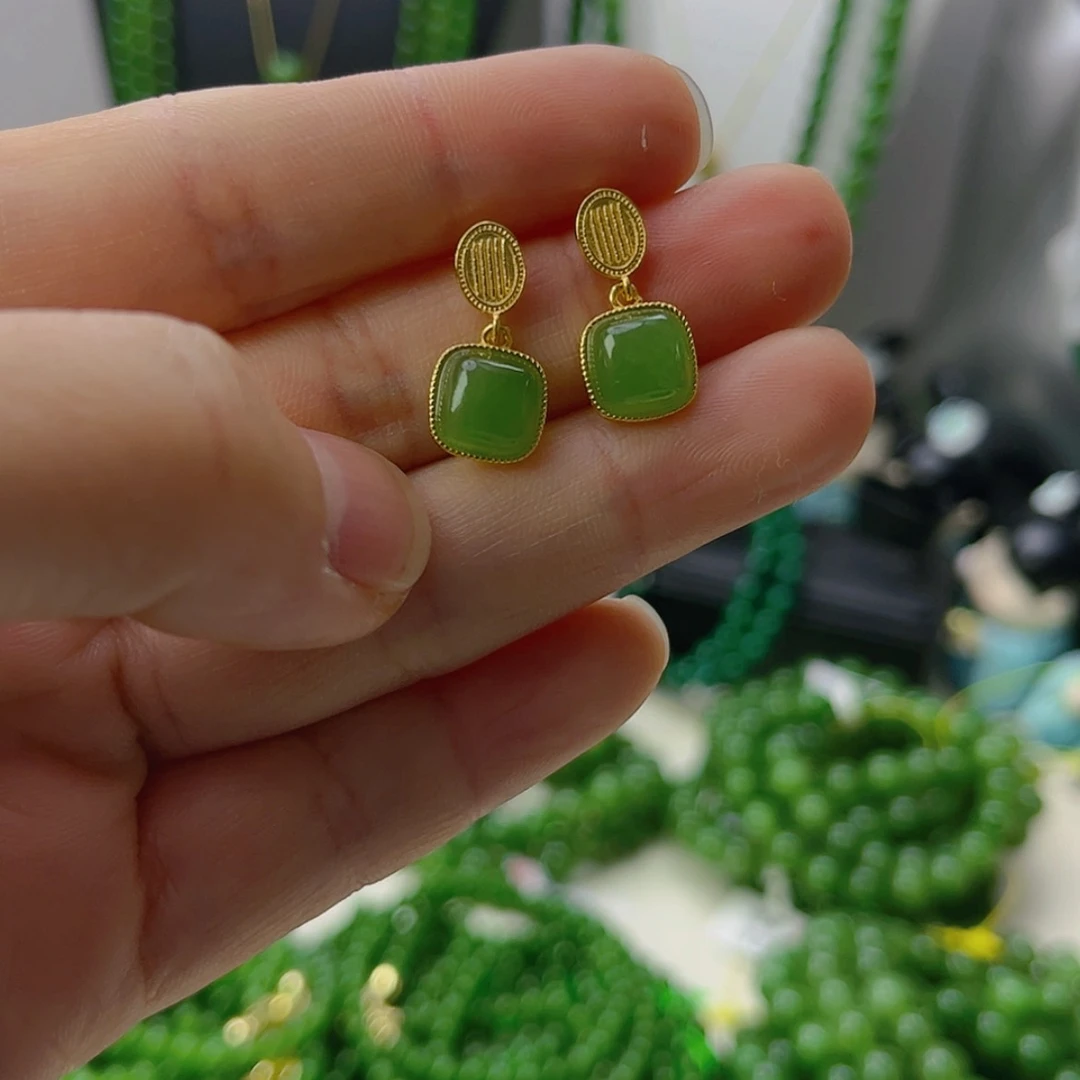 【闪购商品】和田玉颈饰银S925镶嵌