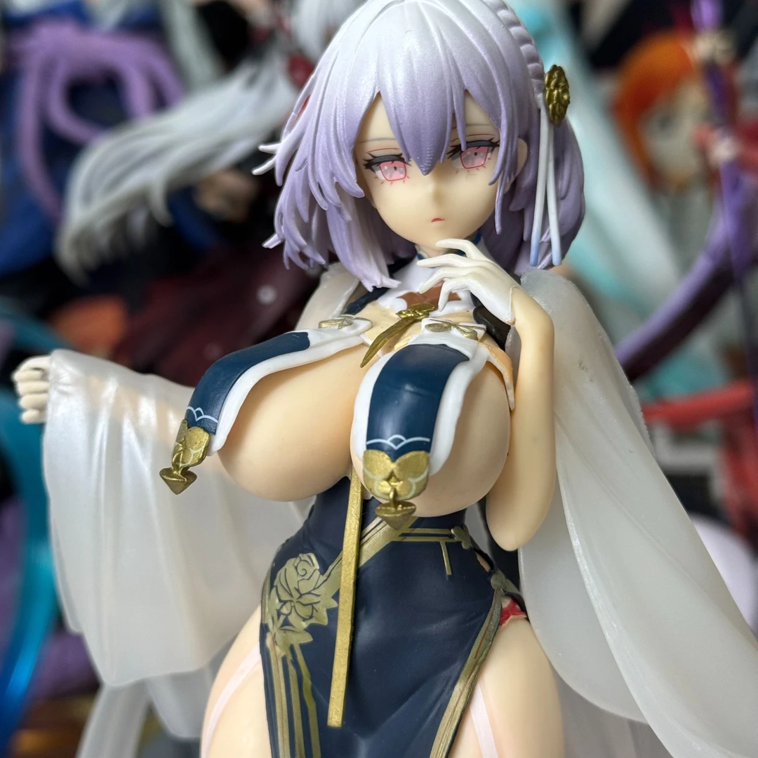 【九命猫优选】碧蓝航线天狼星碧波青云奶盖蹲姿手办摆件