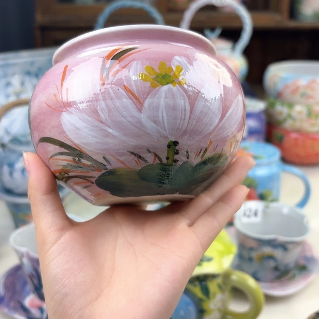 景德镇手绘高温釉下彩陶瓷茶具