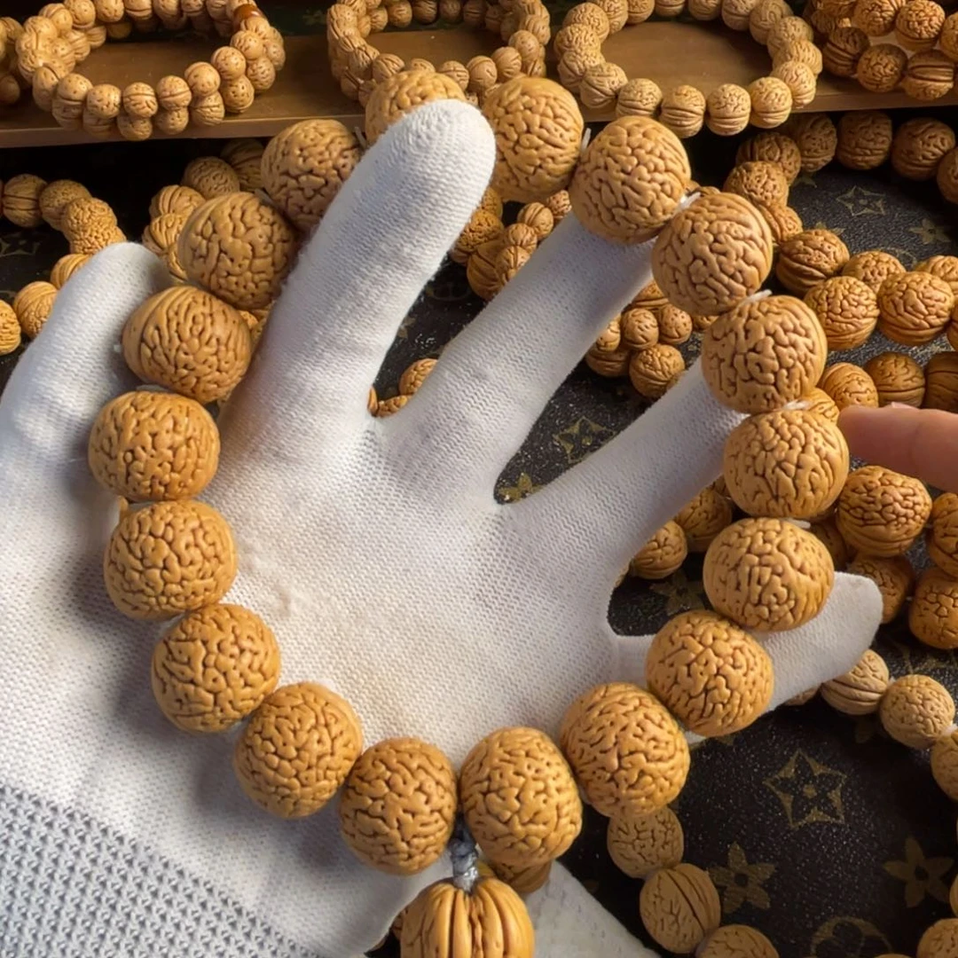 桃核手串白月光手持