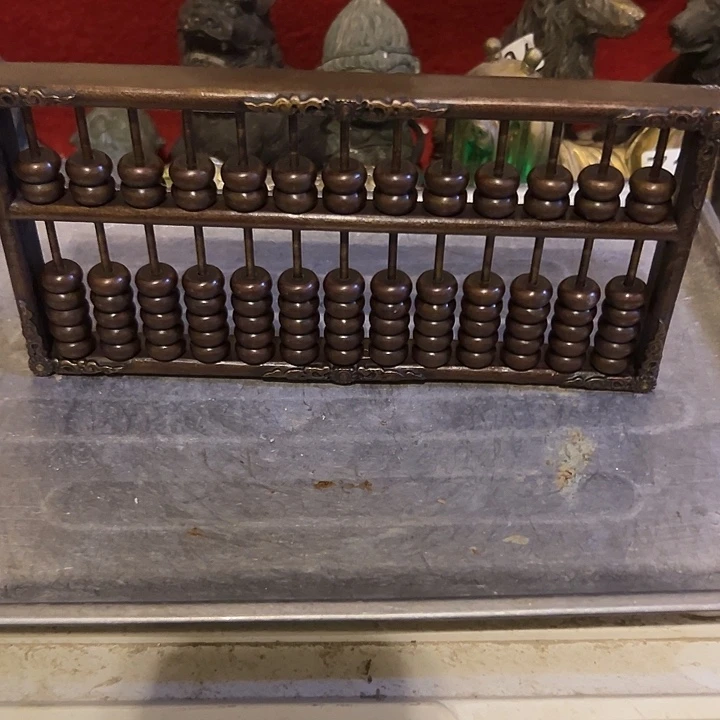 一***安黄铜摆件，文房工艺品摆件