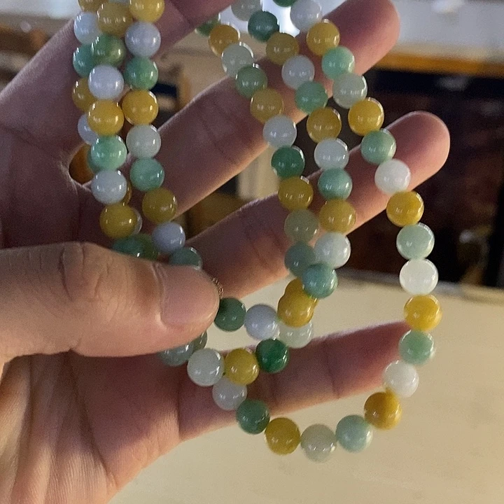 定制翡翠未镶嵌?****?珠链