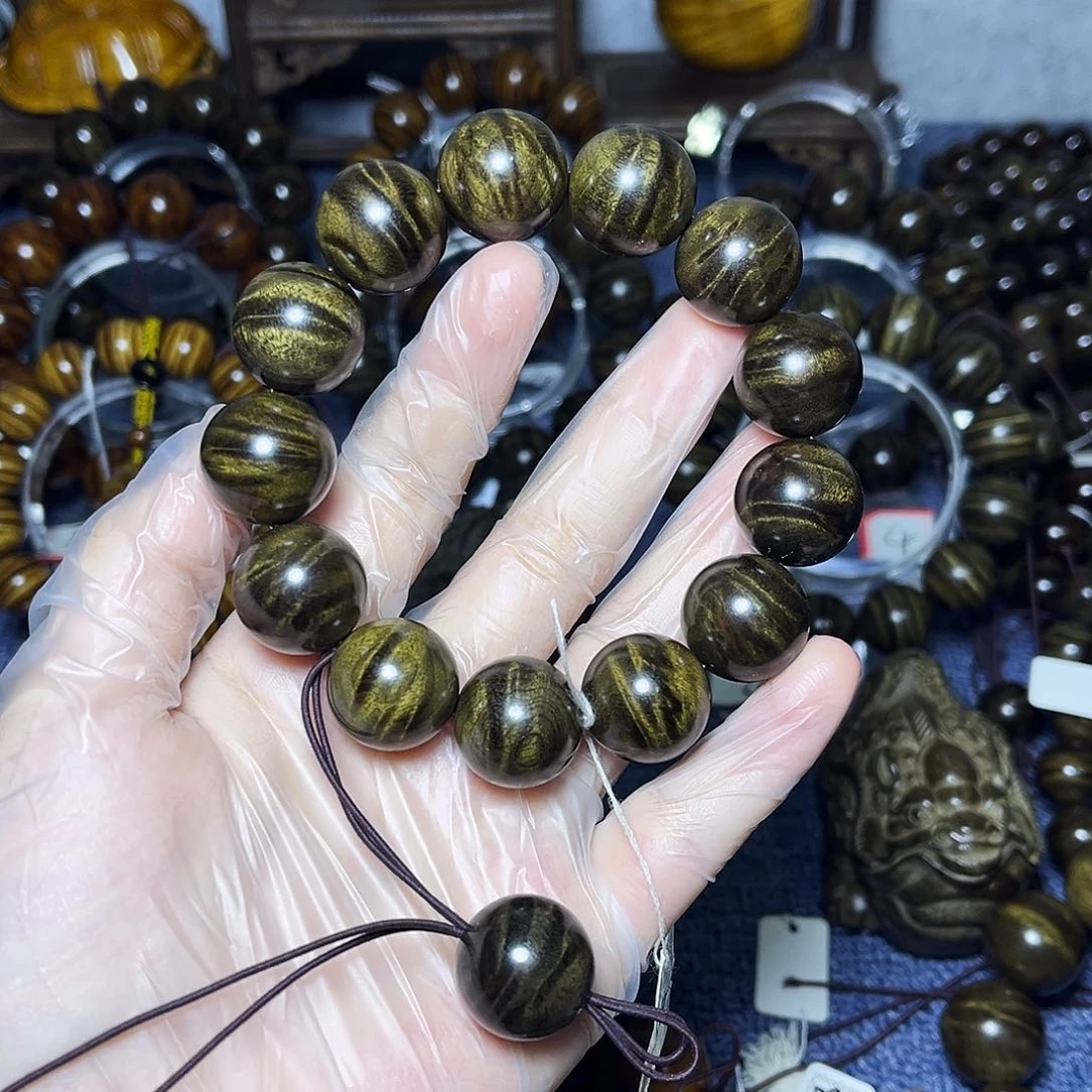 金丝楠手串/手链壹***德2.0阴沉