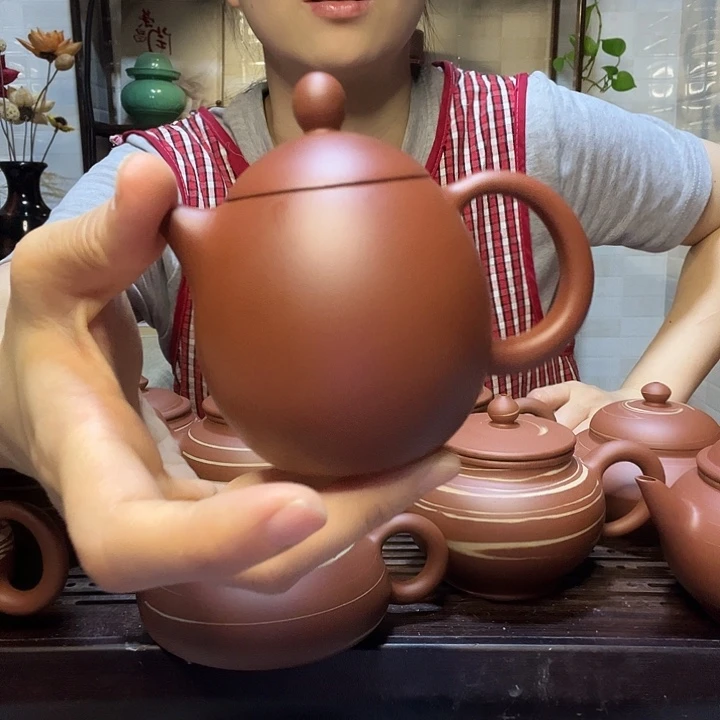 龙蛋壶130CC荣昌陶手工制作