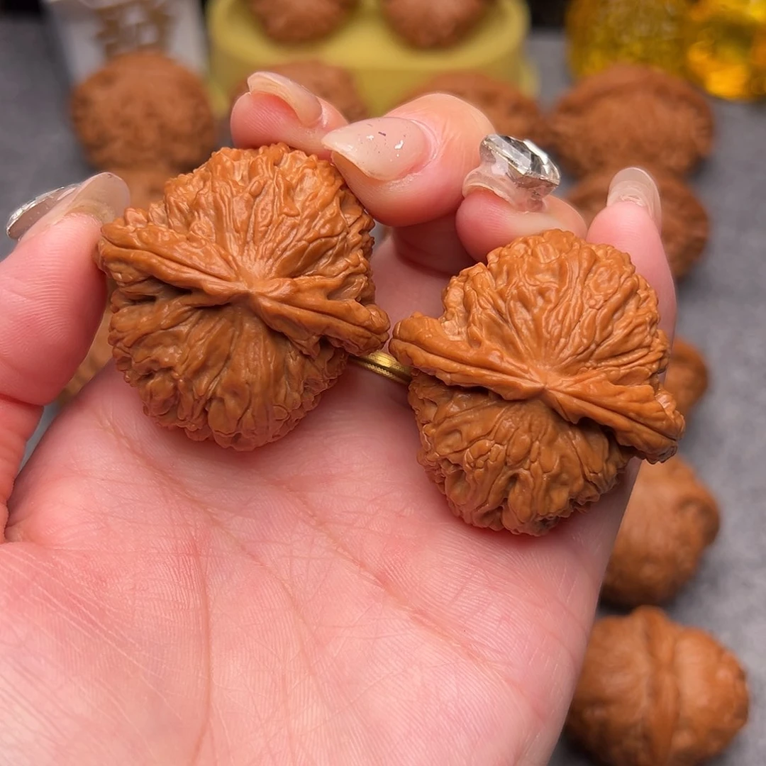 把件文玩核桃毕业精品精配球白40全品