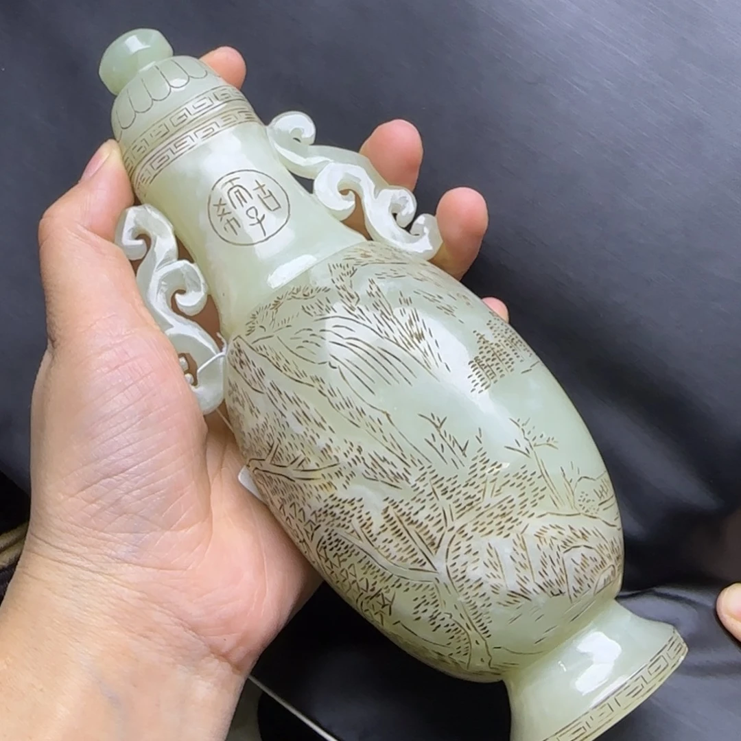 用***0和田玉未镶嵌摆件