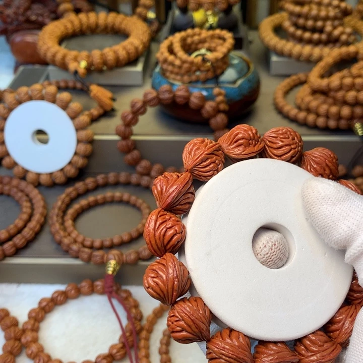 M***周手串桃核秦岭龙纹