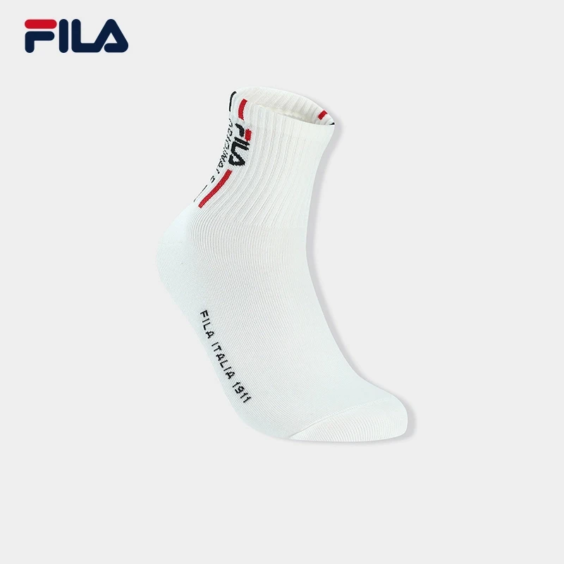 Fila/斐乐男款训练中腰袜舒适透气休闲袜F13M519304B
