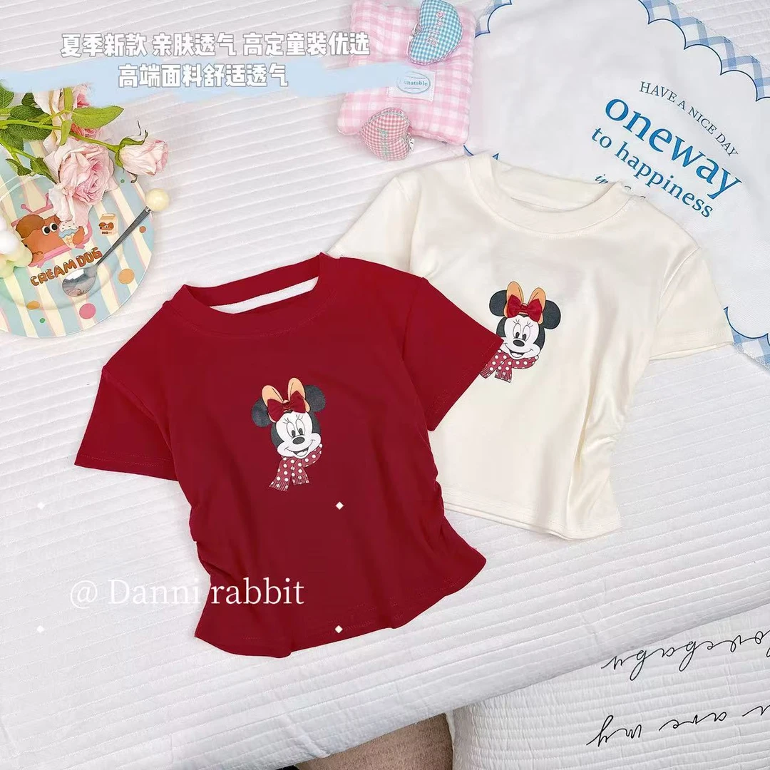 【Dannirabbit】*女童夏季可可爱爱卡通百搭+女童T恤*X-7563