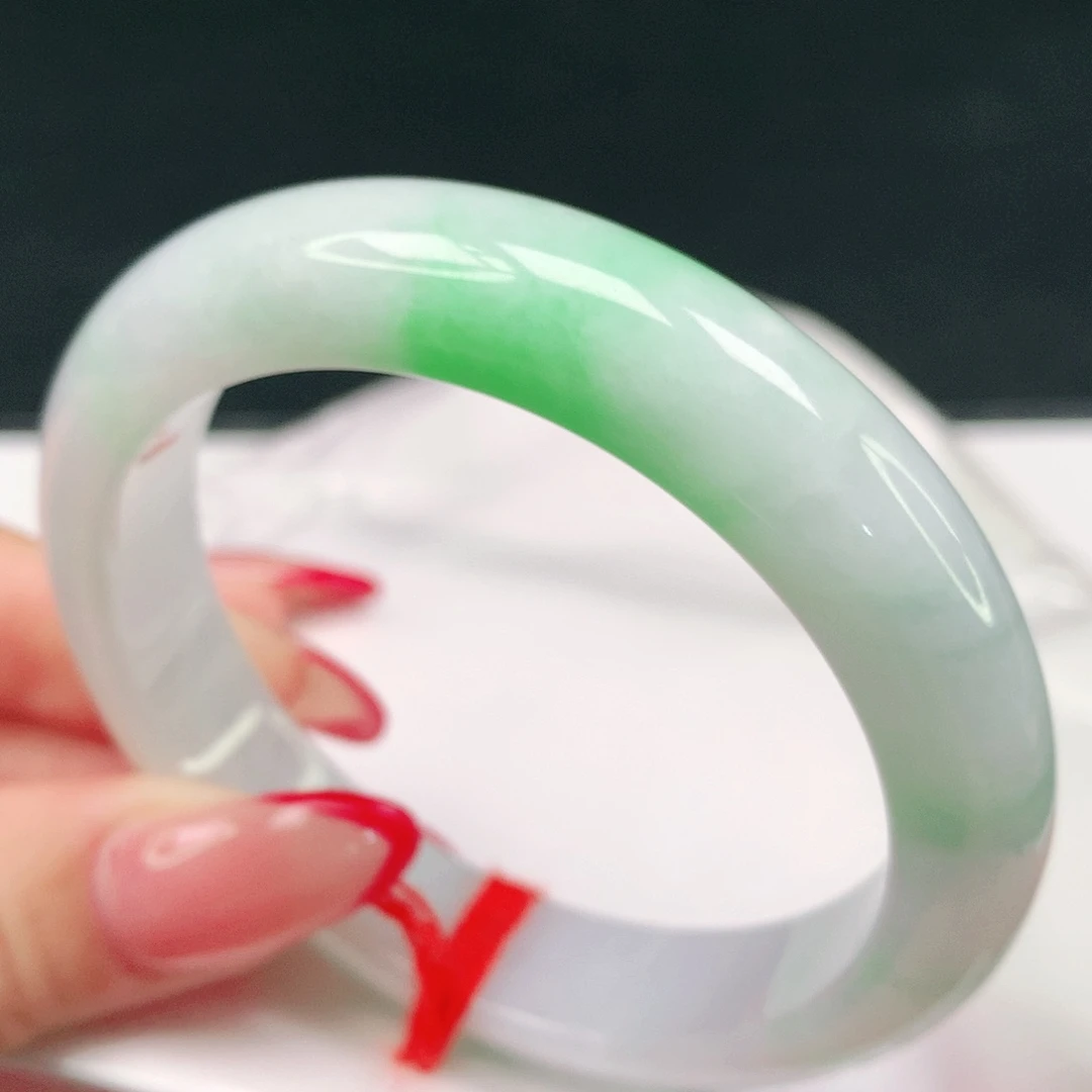 翡翠未镶嵌手镯天然翡翠1107