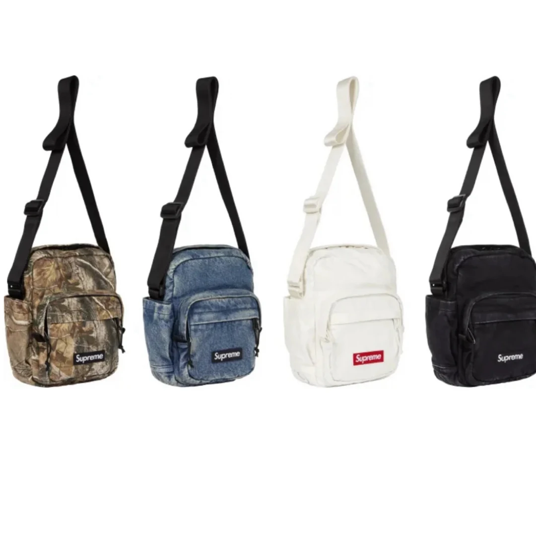 Supreme FW25 WEEK1 4.5L 品牌徽标 棉 单肩包斜挎包