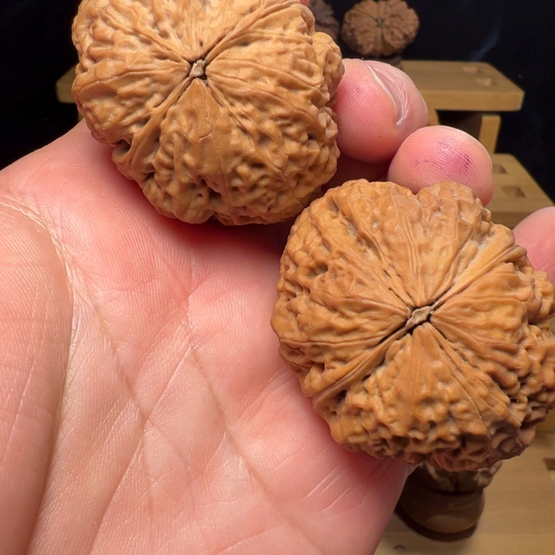 吊坠文玩核桃双龙戏珠45mm