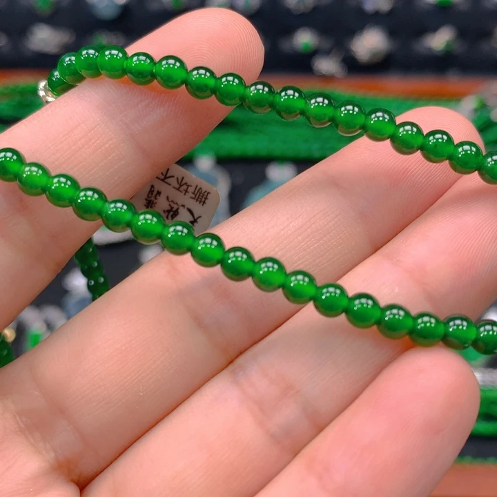 翡翠未镶嵌颈饰项链4