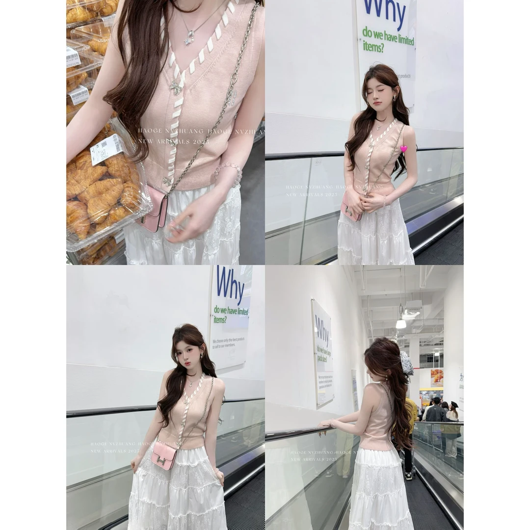 浩哥严选●香香少女C5ZZS2054A针织衫预时尚款小众法式名媛设计感