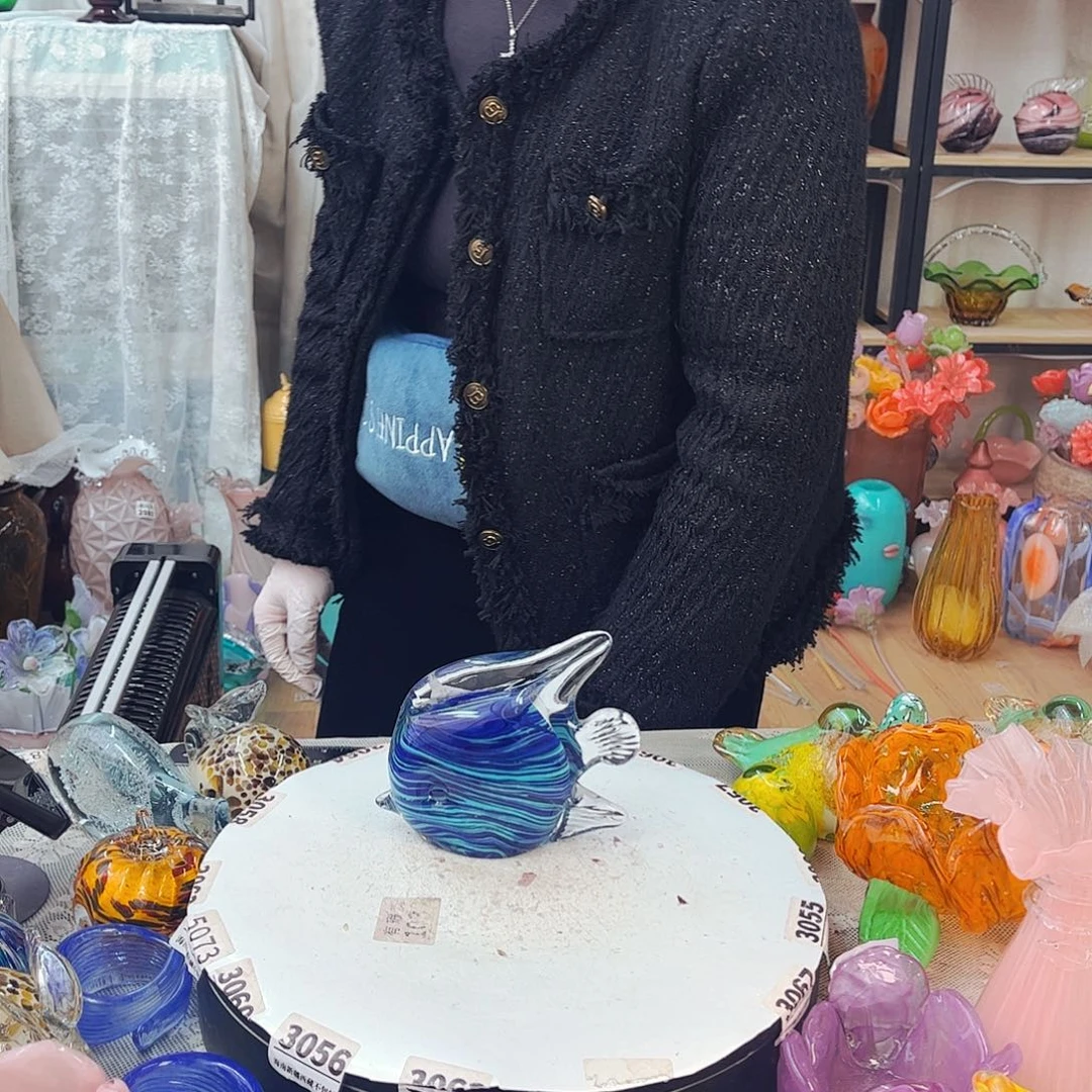 鱼家悦花瓶花器摆件