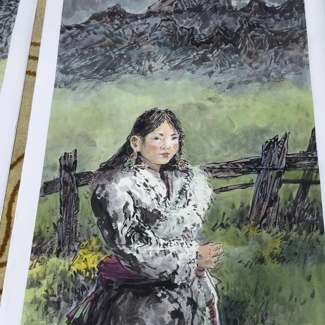国画崔广成老师作品刘