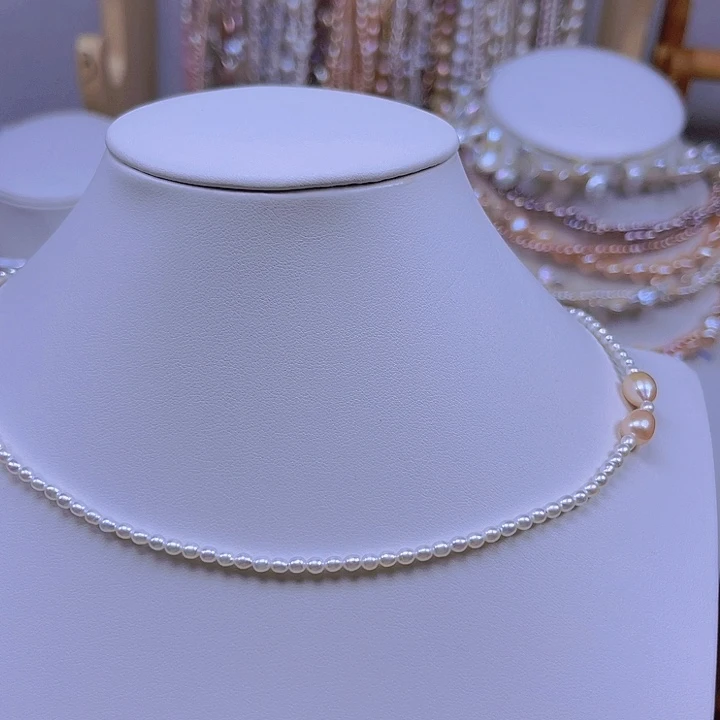 淡水珍珠手绳合金其***然