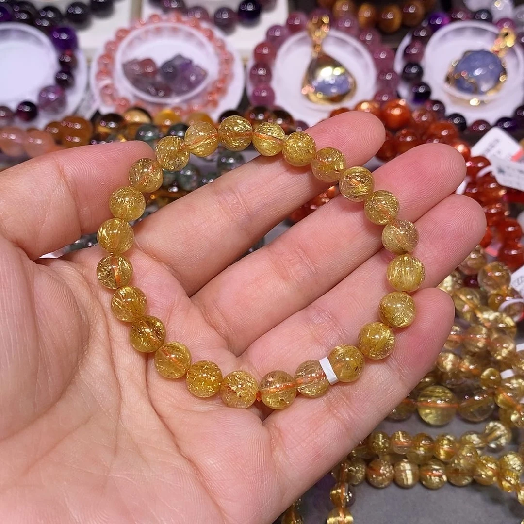 未镶嵌手链水晶金钛晶8