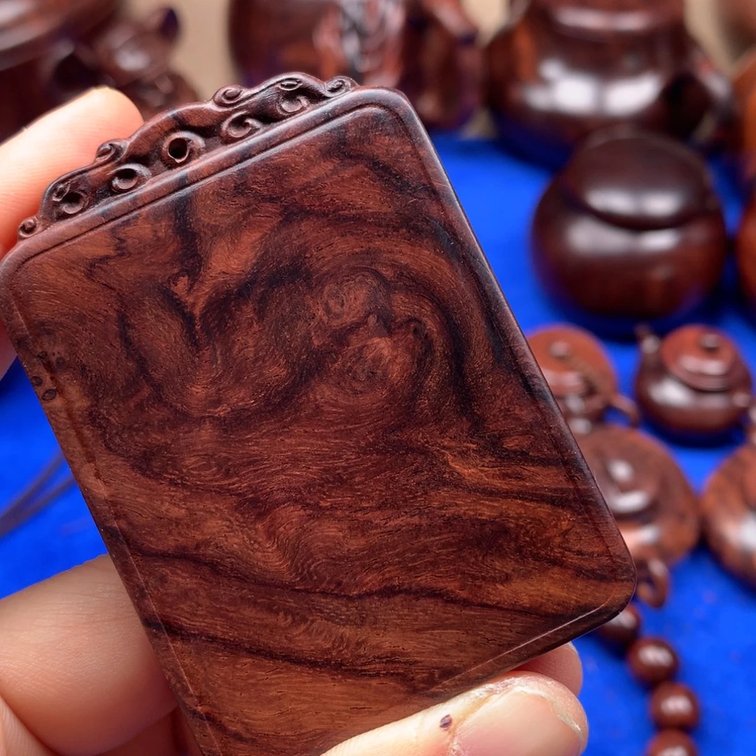 蜘***黄把件黄花梨/降香黄檀