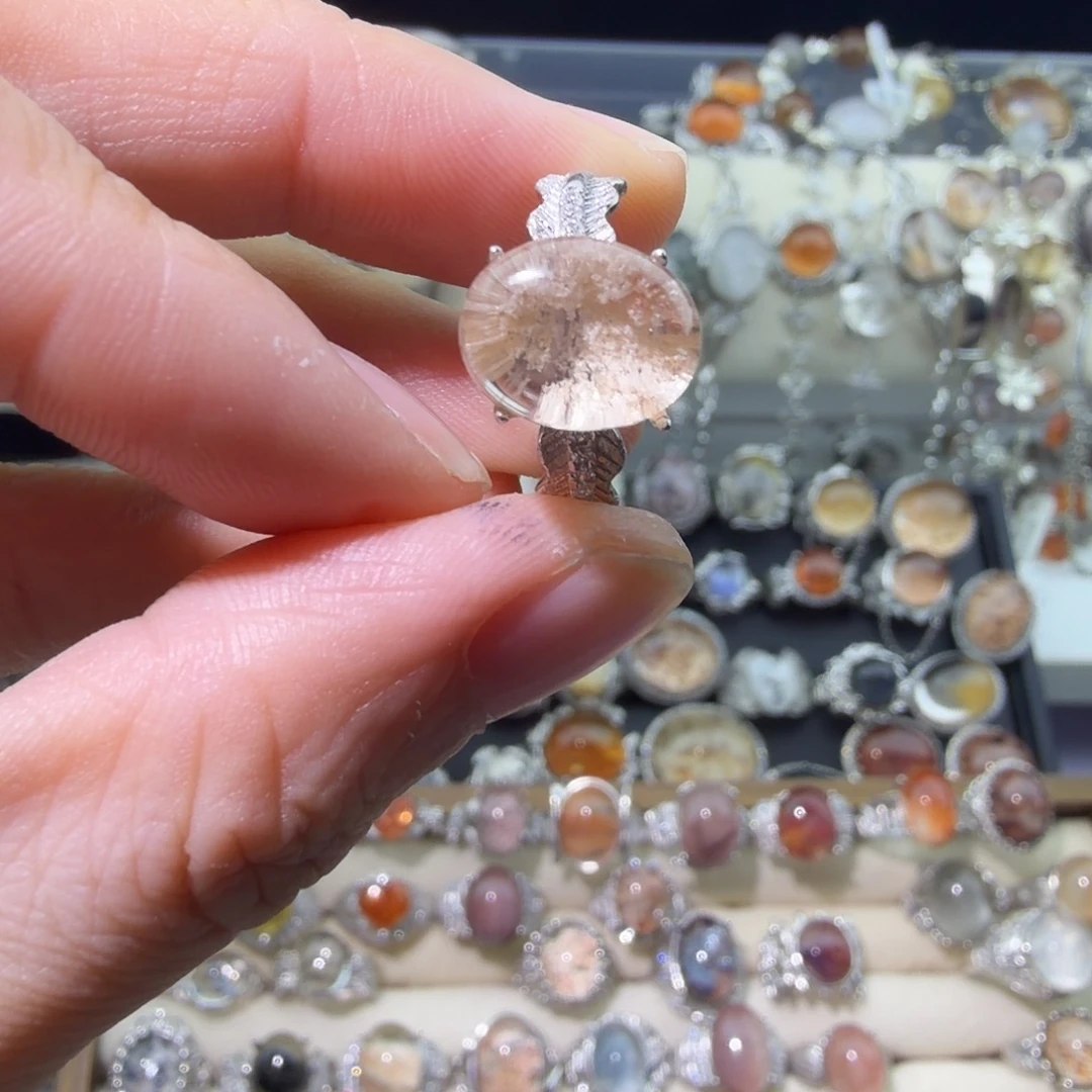 F***o戒指水晶银S925镶嵌