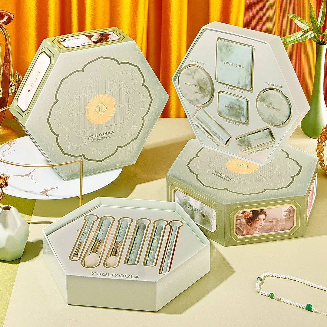 尤莉尤拉古韵清风美妆礼盒12件套中国风彩妆礼盒节日送礼送女友