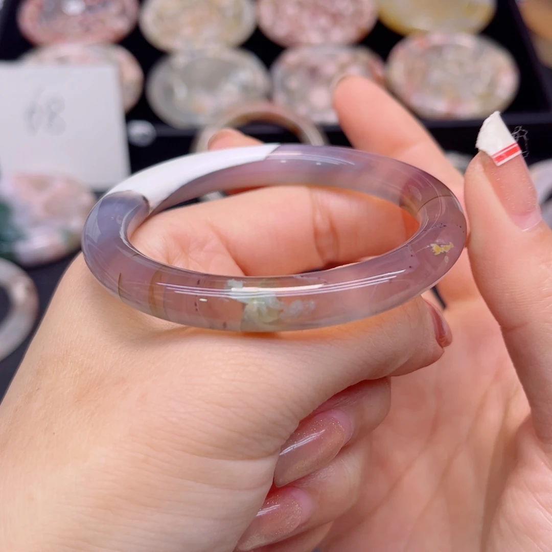 玛瑙/玉髓未镶嵌手镯55